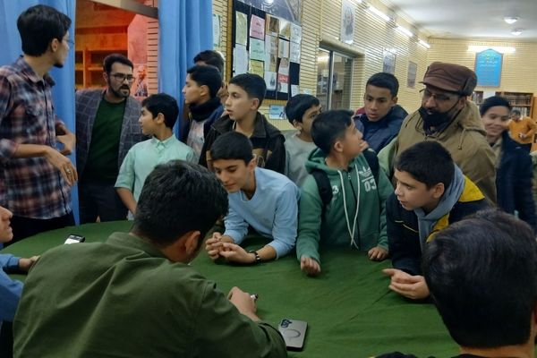 مراسم اعتکاف در مسجد موسی بی جعفر ( ع) 