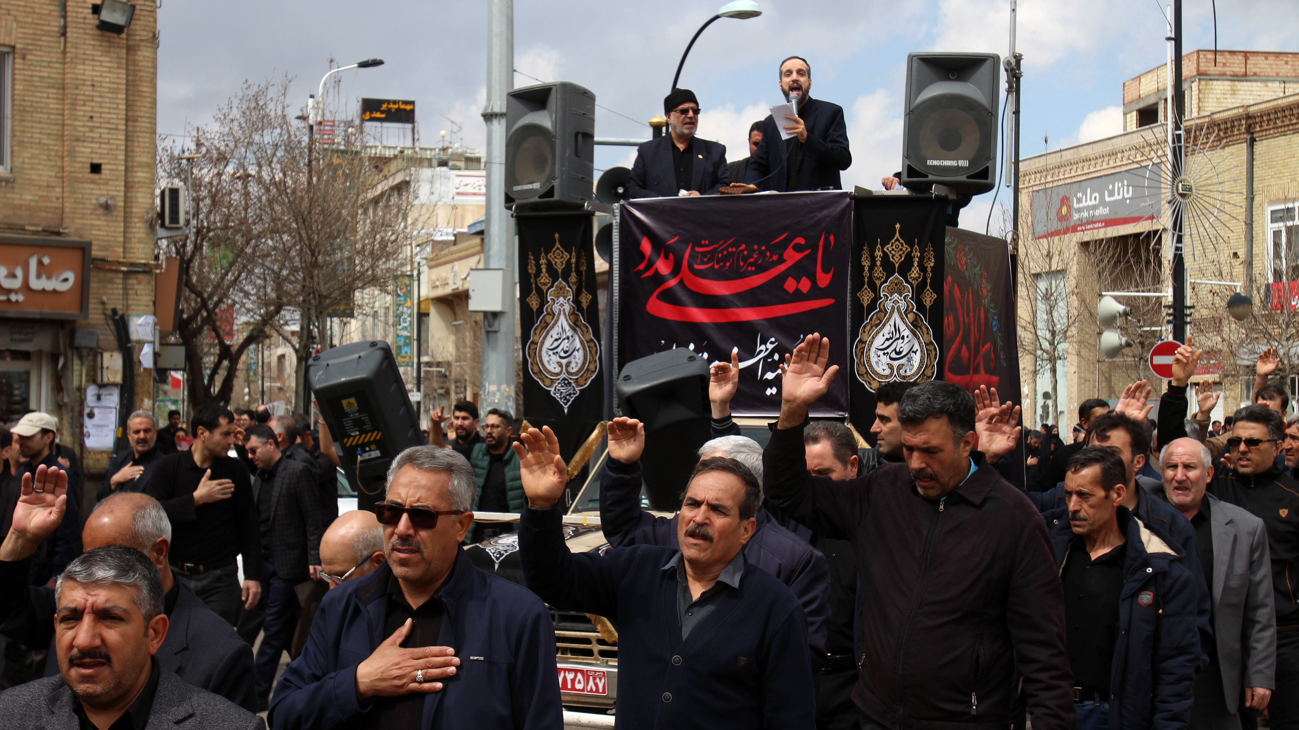 حرکت دسته عزاداری شهادت حضرت امیرالمومنین