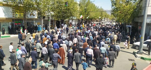 حضور مردم ولایتمدار شهرستان کاشمر در راهپیمایی روز جهانی قدس