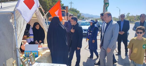 برپایی موکب سازمان دانش‌آموزی در شهرستان سملقان