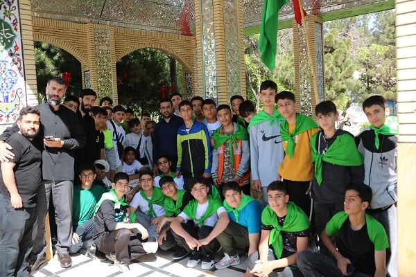 اعزام دانش‌آموزان پسر البرزی به اردوی زیارت اولی مشهد مقدس