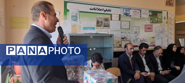 بازدید مسئولان آموزش و پرورش از مدارس سطح شهر سملقان به‌مناسبت هفته معلم