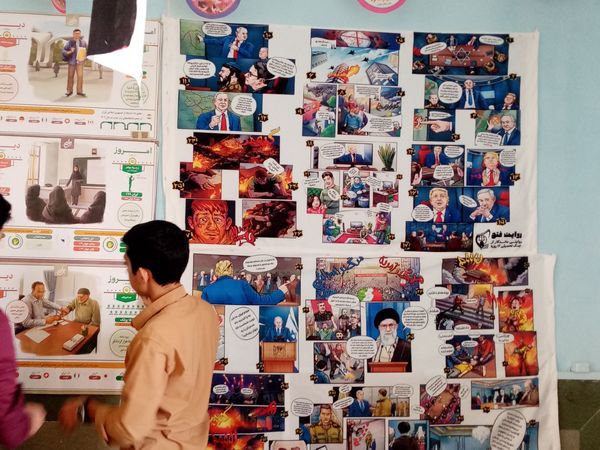 آماده سازی مدرسه انقلاب دبیرستان میثاق