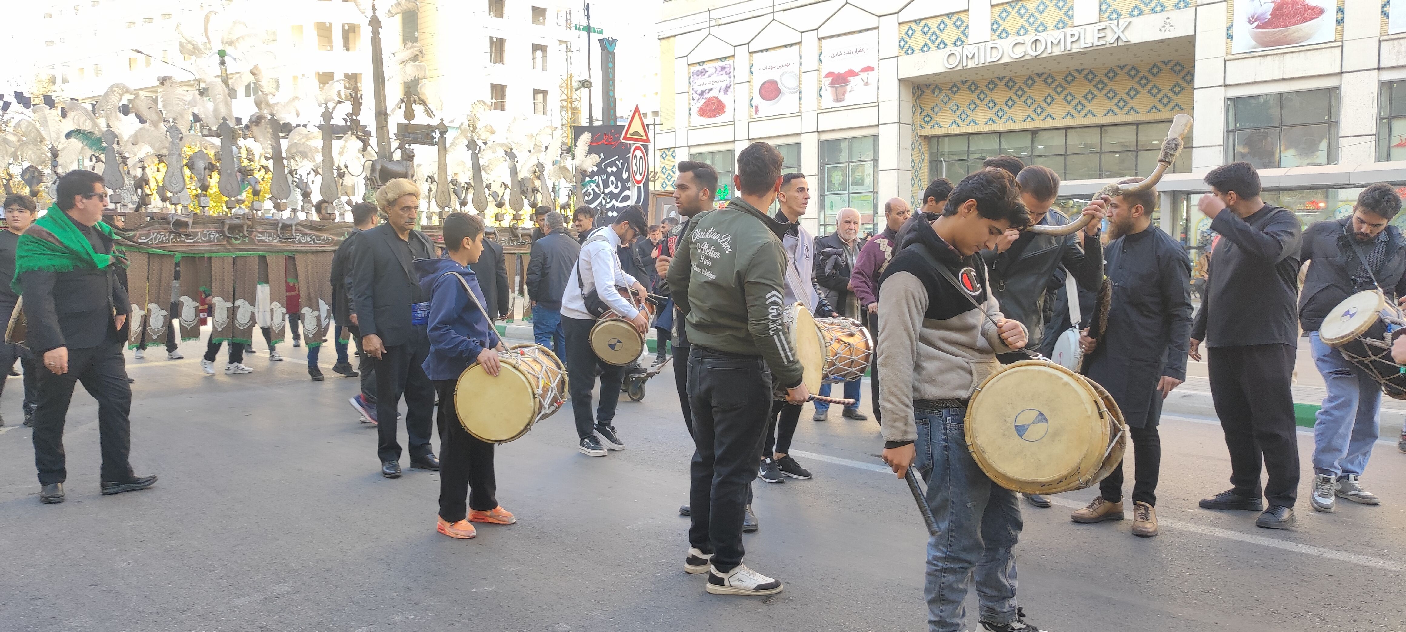 مراسم عزاداری حضرت فاطمه زهرا (س)  در حرم مطهر امام رضا (ع)  در مشهد مقدس
