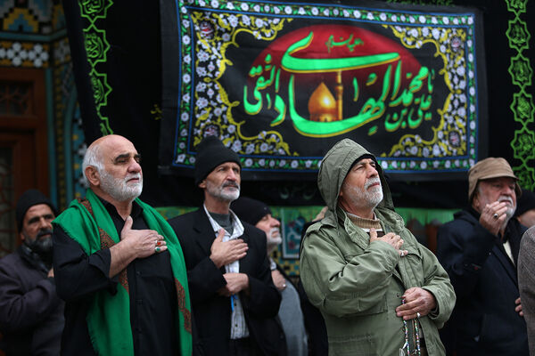 مراسم عزاداری سالروز شهادت امام هادی(ع) در حرم حضرت معصومه(س)
