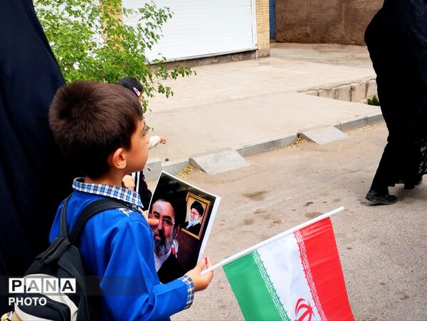 راهپیمایی آخرین جمعه ماه مبارک رمضان در شهرستان شهداد 