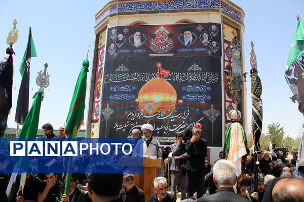 عزاداری تاسوعای حسینی در شهر درق 