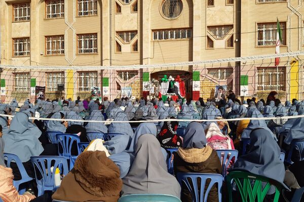 جشن سالگرد پیروزی انقلاب اسلامی در مدارس شهرستان صحنه