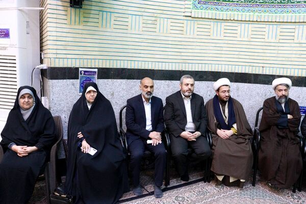 مراسم اعتکاف در مسجد ابوذر منطقه ۱۴ تهران 
