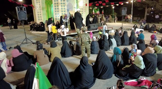 جشن روز دختر در جوار شهید گمنام یزد