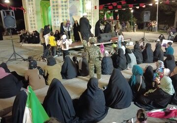 جشن روز دختر در جوار شهید گمنام یزد