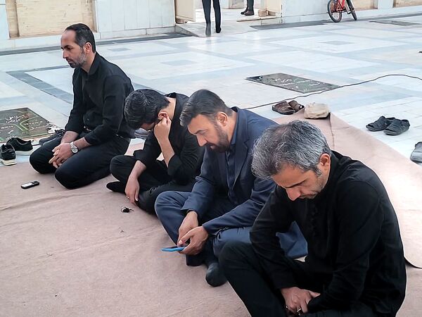 عزاداری روز دوم محرم در گلزار شهدای درق 