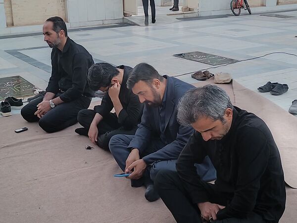 عزاداری روز دوم محرم در گلزار شهدای درق 