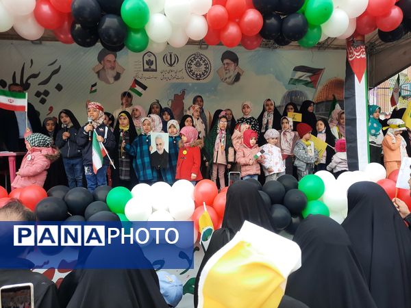 خروش ملت در روز قدس؛ حمایت بی‌وقفه از آرمان فلسطین