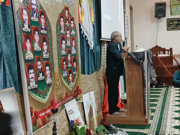 یادواره شهدای شهرستان خلیل‌آباد در مسجد نبی 