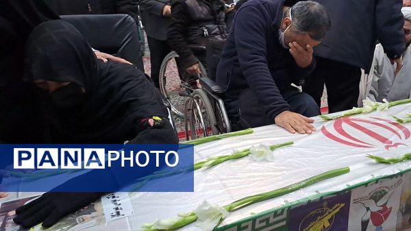 تشییع جانباز شهید دکتر موسی میرشکار در مشهد