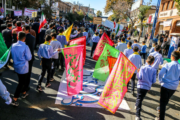 مراسم راهپیمایی ۱۳ آبان در ارومیه