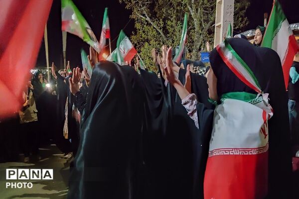 هجدهمین شب از اجتماعات خیابانی در شهر بار نیشابور