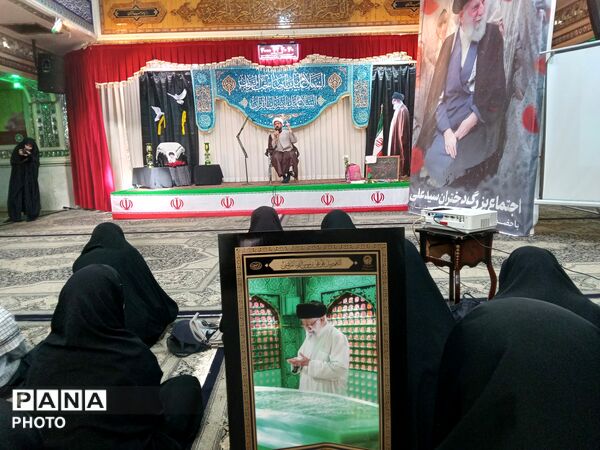 اجتماع بزرگ دختران سید علی در مهدیه شهرستان نیشابور 