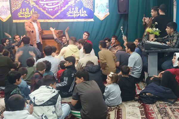 مراسم شب نیمه شعبان در پایگاه حر قرچک