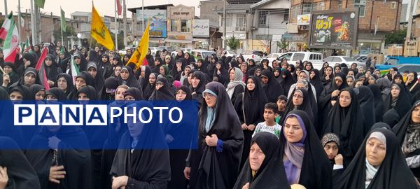 اجتماع مردمی حمایت از سربازان وطن در گلوگاه 