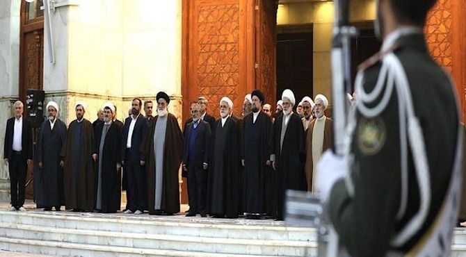 تجدید میثاق رئیس و مسئولان قوه قضائیه با آرمان‌های امام و شهدا