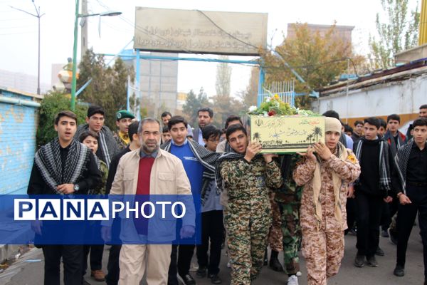 بدرقه ستاره گمنام فاطمی در مدارس ناحیه‌۴ تبریز