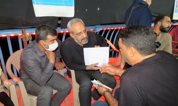 برپایی مواکب نذر خدمت به‌مناسبت اربعین حسینی در خیابان بزرگمهر اصفهان