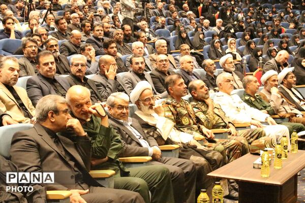 بزرگداشت اولین سالگرد شهادت سردار محمد کاظمی با حضور وزیر آموزش و پرورش