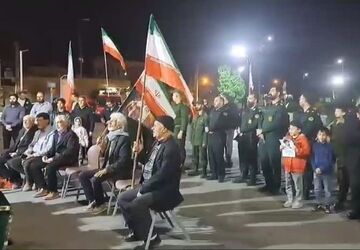 برپایی تجمع شبانه به میزبانی نیروی انتظامی شهرستان کهک
