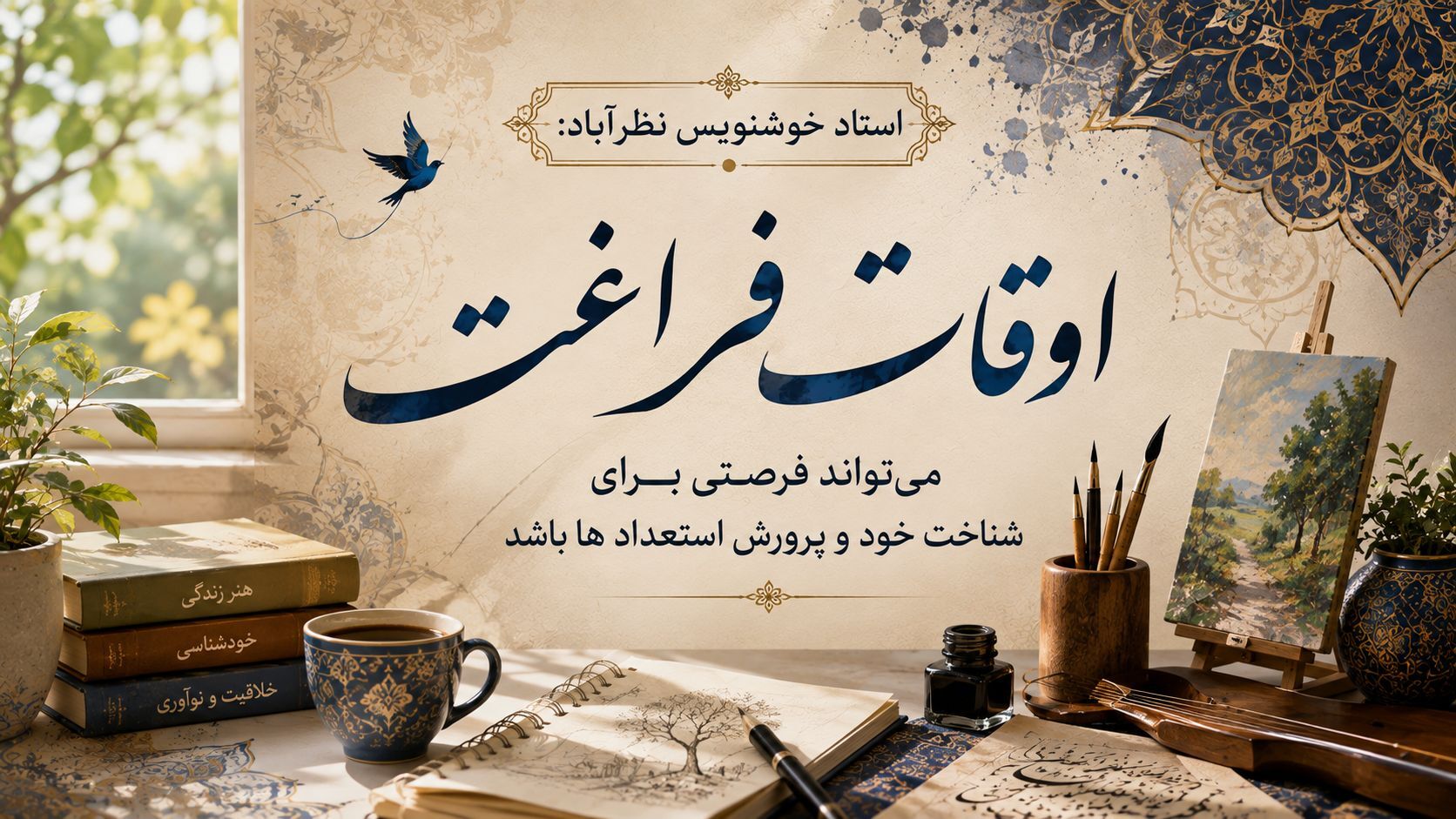 اوقات فراغت می‌تواند فرصتی برای شناخت خود و پرورش استعدادها باشد