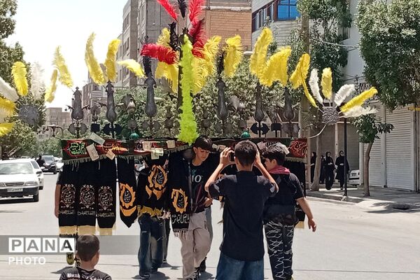 مراسم عزاداری ظهر عاشورا در شهر صباشهر
