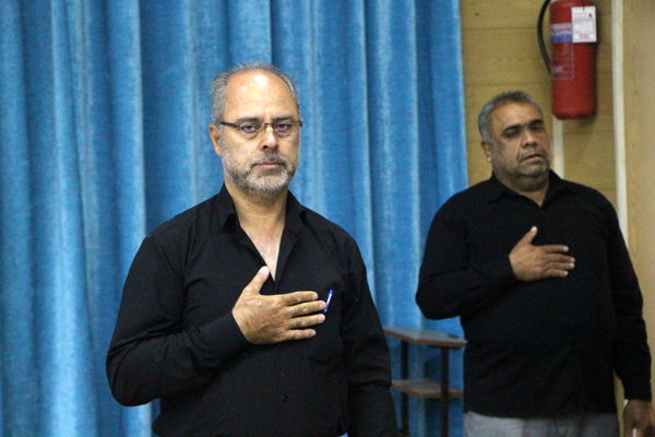 مراسم روضه اباعبدالله حسین (ع) در دفتر نماینده ولی فقیه یزد