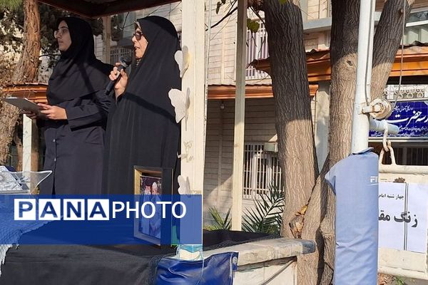 برگزاری مراسم سالگرد شهادت حاج قاسم سلیمانی در مدرسه حضرت زینب(س) ناحیه یک شهرری