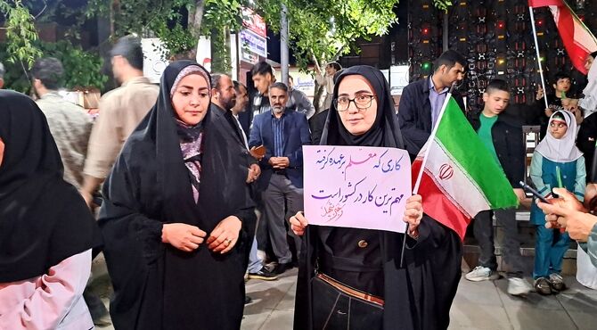 تجدید بیعت معلمان کشوردوست البرز با آرمان‌های انقلاب 
