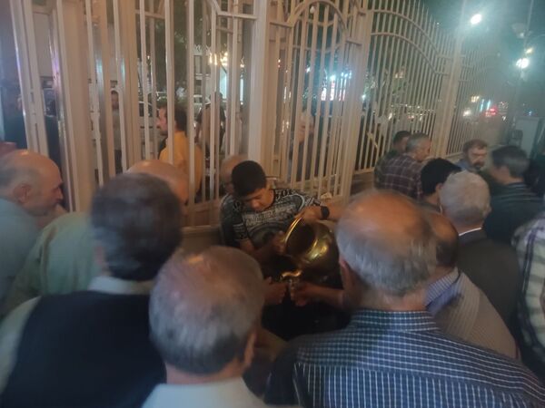 مراسم نخستین سالگرد شهادت شهدای خدمت در مسجد الهادی نیشابور 