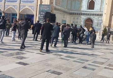 پیشوا در سوگ بانوی دو عالم 