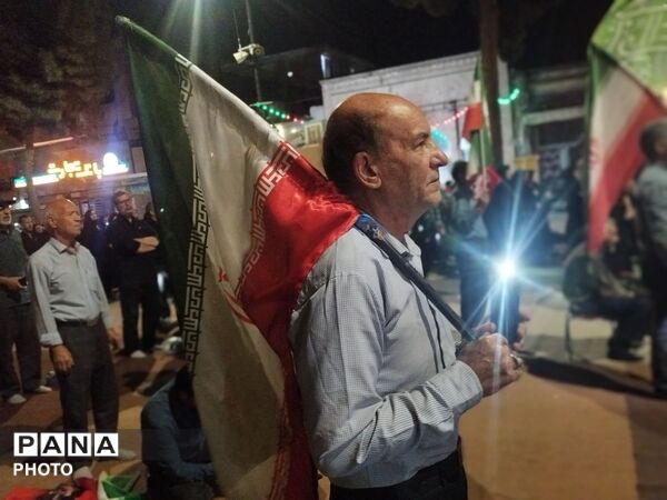 شبی دیگر در سایه سرای مسجد جامع شهرستان نیشابور با حضور نماینده مردم نیشابور 