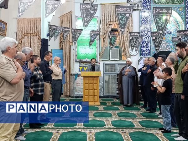 عزاداری سالروز شهادت امام حسن عسکری (ع) در مسجد صاحب‌الزمان آشخانه