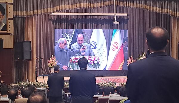 آیین نکوداشت خیر مدرسه ساز عبدالرضا وکیلی با حضور وزیر آموزش و پرورش در نیشابور 