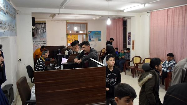 ستاد اسکان ثامن در خدمت مهمانان فرهنگی در شهر مشهد 