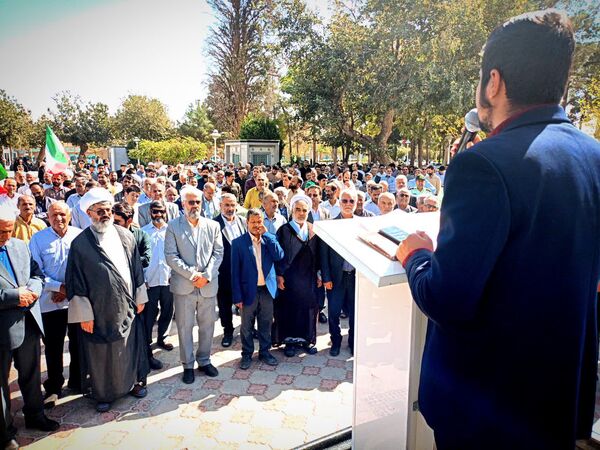 راهپیمایی بشارت نصر در کاشمر 