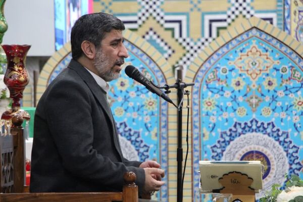 مراسم چهلم شهدای فتنه آمریکایی، صهیونیستی در امامزاده سید نصرالله یزد