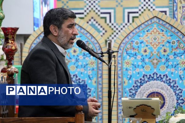 مراسم چهلم شهدای فتنه آمریکایی، صهیونیستی در امامزاده سید نصرالله یزد