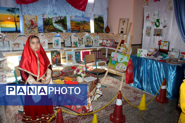 نمایشگاه طرح جابر در مدرسه باباییان ناحیه یک قم