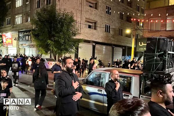 تجمع مردمی شهر صباشهر همزمان با مراسم شام غریبان  