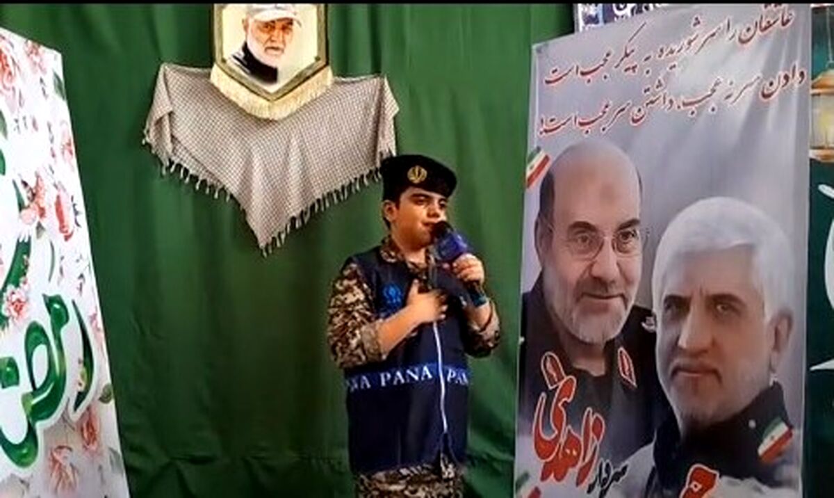 رجزخوانی خبرنگار پانا برای رژیم منفور صهیونیستی به مناسب شهادت سردار زاهدی