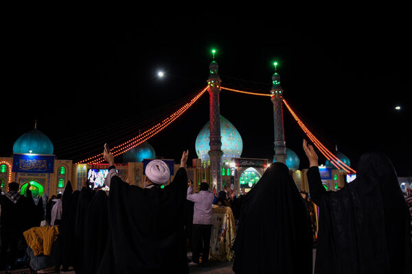 مراسم احیاء سومین شب قدر در مسجد مقدس جمکران