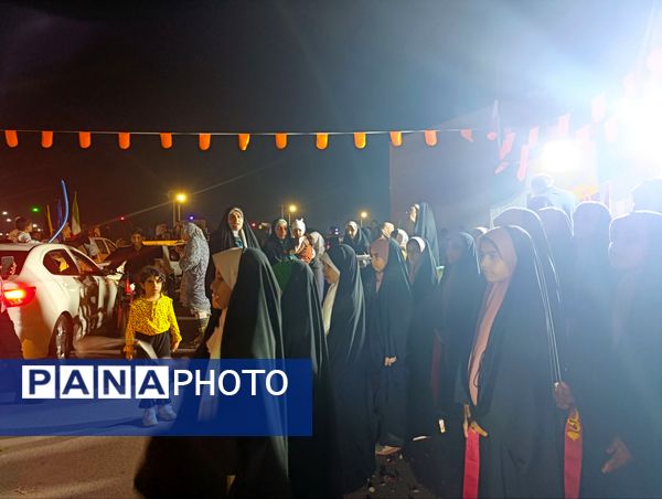 کاروان شادی جشن نیمه شعبان در بوموسی 