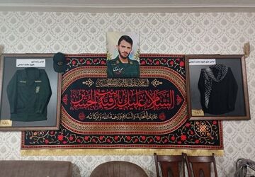 دیدار دانش‌آموزخبرنگار پانا با خانواده پاسدار شهید مدافع امنیت